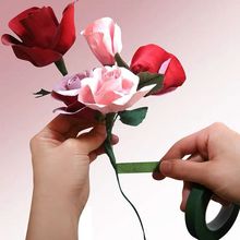 Supply For Florist - 1롤 13.6m DIY 꽃 장식 테이프