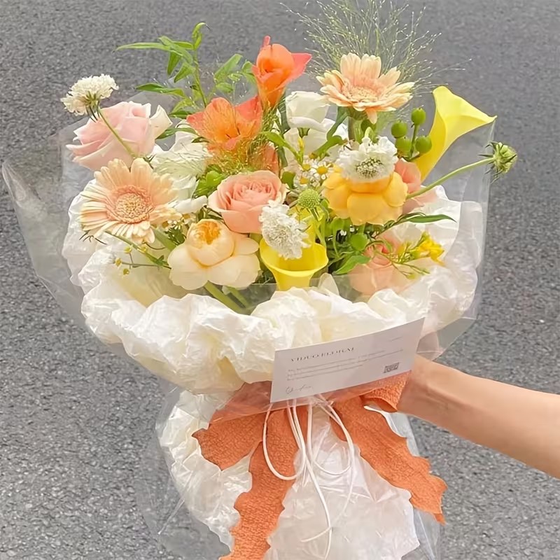 1/2pc 투명 셀로판 랩 롤-선물 바구니, 꽃다발,  - Cellophane Wrap Clear 리뷰 및 가격