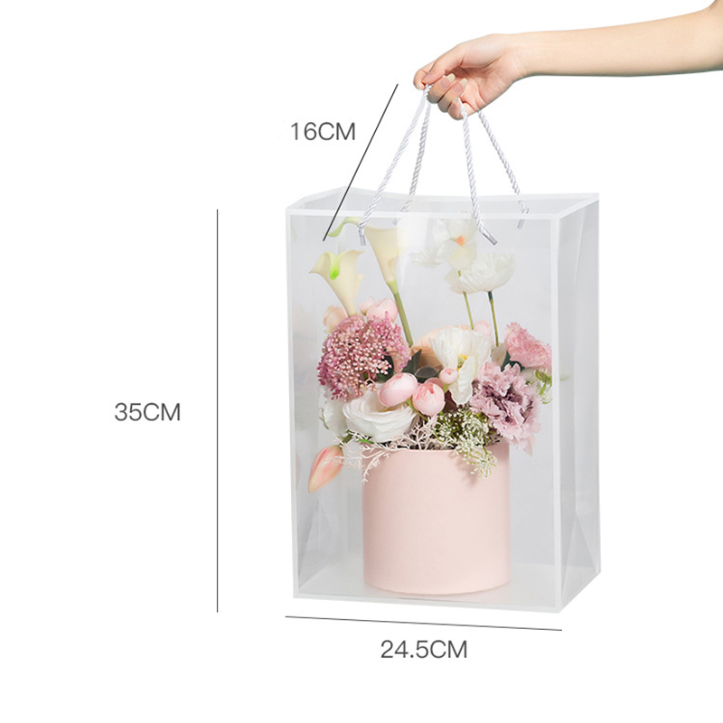 투명 토트 백 꽃 꽃다발 포장 백, 긴 투명 발렌타인데 - Longs Florist Supply 리뷰 및 가격