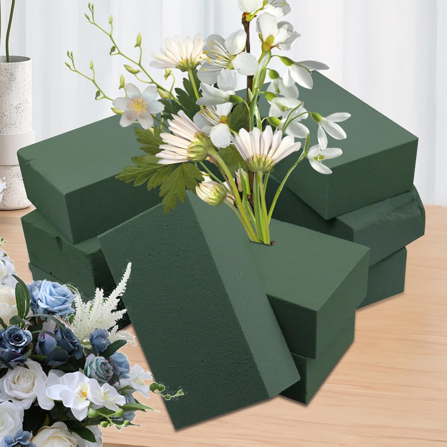 흡수성 플로럴 폼 브릭 절단 가능 신선한 꽃 보습 스펀 - Floral Foam Oasis 리뷰 및 가격