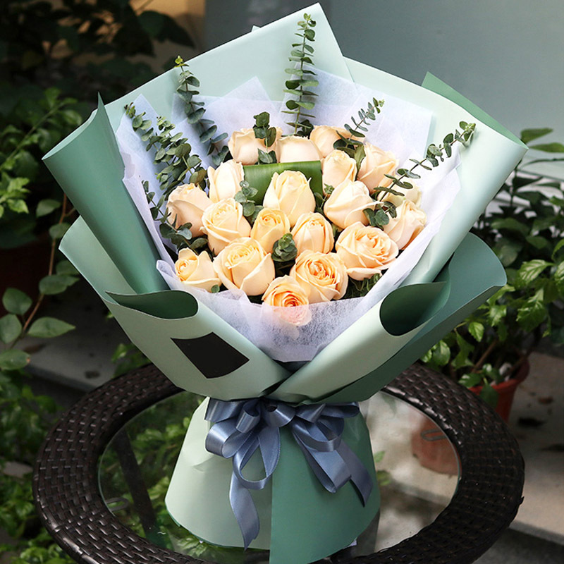 20 개/갑 꽃 포장지 2 색 양면 꽃다발 꽃 포장지  - Florist Supply Wholesale 리뷰 및 가격