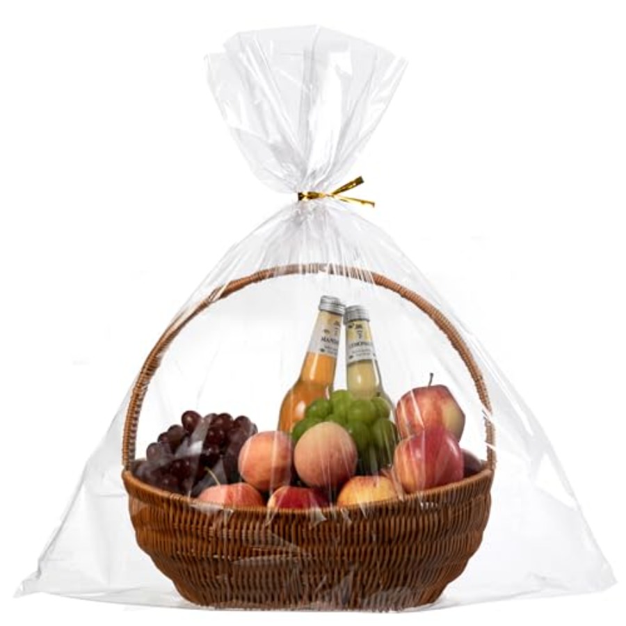 20개 투명 셀로판 가방, 24x30인치 대형 투명 바 - Cellophane Wrap Clear 리뷰 및 가격