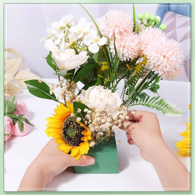 1/3개입 녹색 플로럴 폼 블록 DIY 꽃꽂이 스펀지  - Floral Foam Oasis 리뷰 및 가격